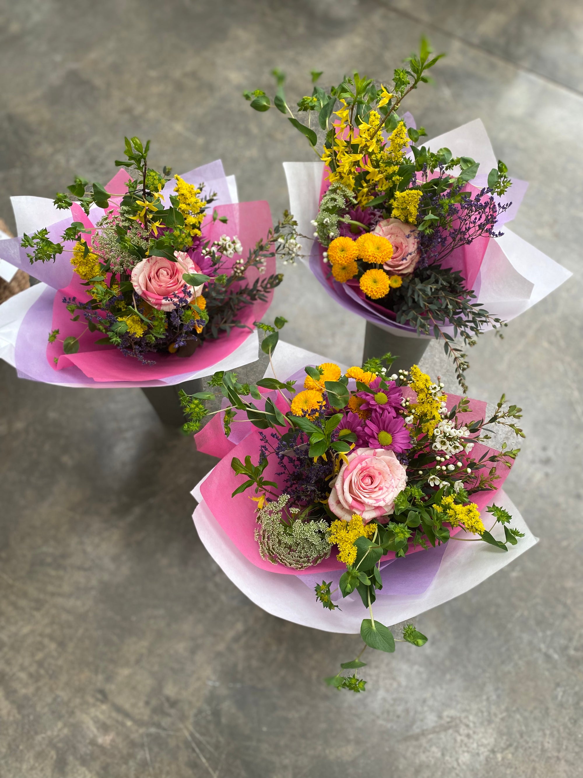 Wrapped Flower Bouquet