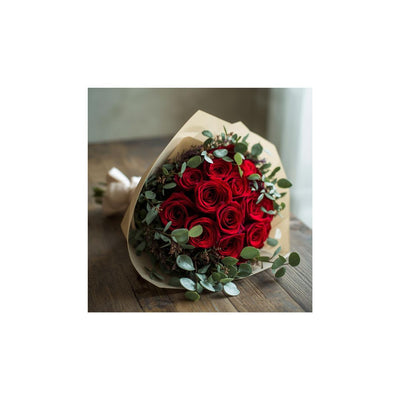 Grande Sweetheart Rose Wrapped Bouquet