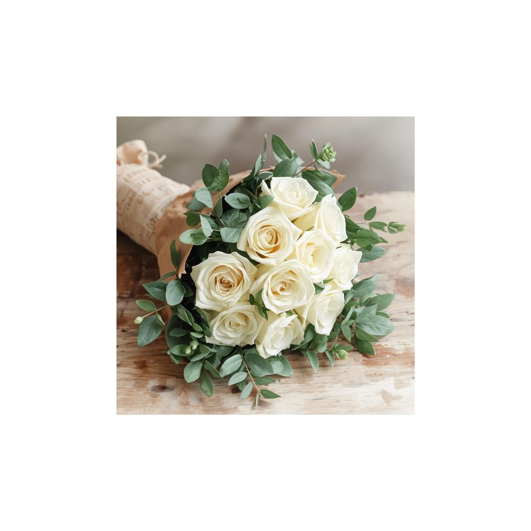 Grande Sweetheart Rose Wrapped Bouquet