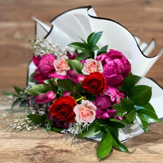 Wrapped Flower Bouquet