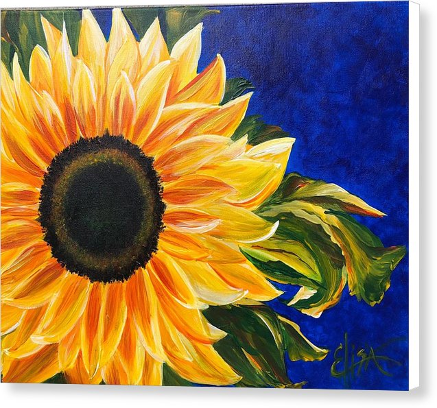 Bold Sunflower - Canvas Print