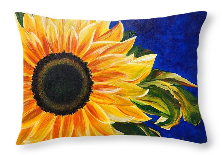 Bold Sunflower - Throw Pillow