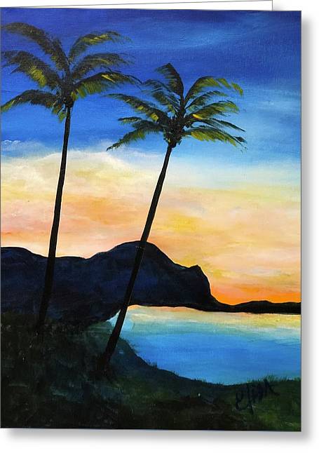 Hawiian Sunset - Greeting Card