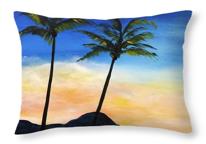 Hawiian Sunset - Throw Pillow