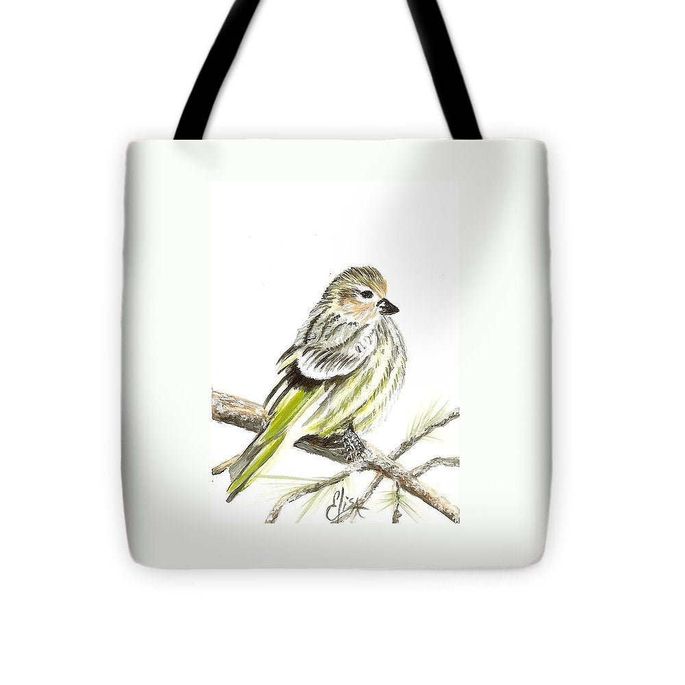 Pine Siskin Finch - Tote Bag